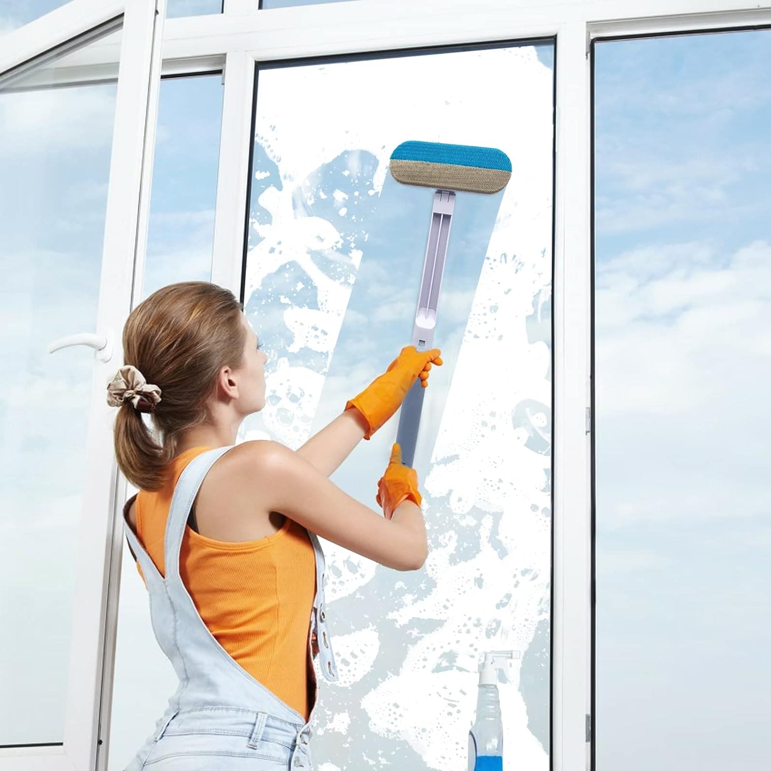 4 In 1 Window Washer Kit, Multifunctional Mesh Screen Brush, Washable Household Cleaning Accessories, Multipurpose Magic Scrubber Brush, Double Sided Detachable Window Cleaner Tool 4 In 1 Window Washer Kit, Multifunctional Mesh Screen Brush, Washable Household Cleaning Accessories, Multipurpose Magic Scrubber Brush, Double Sided Detachable Window Cleaner Tool